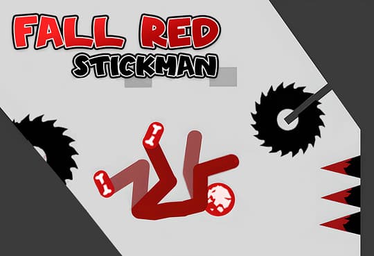 Fall Red Stickman